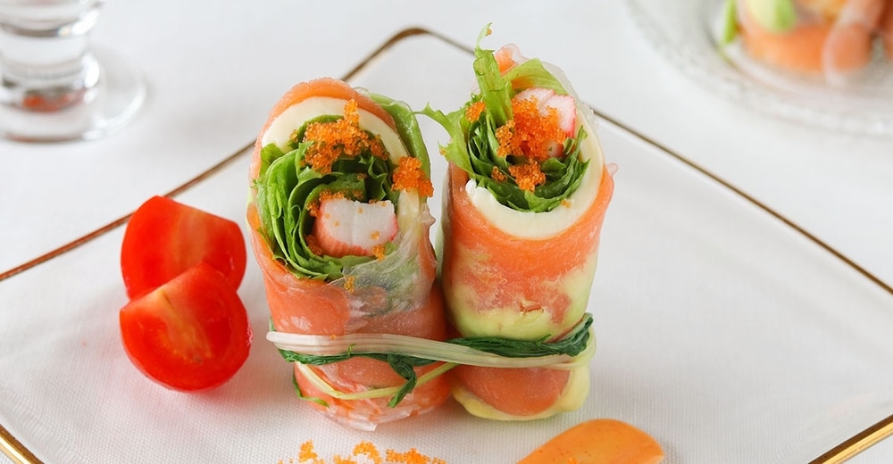 「華やか!門松風生春巻き」レシピ